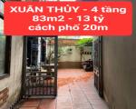 XUÂN THỦY - cách phố 20m - phù hợp xây tòa nhà - đang là nhà 4 tầng - 0859990768