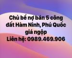 Chủ bể nợ bán 5 công đất Hàm Ninh, Phú Quốc giá ngộp