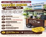 CĂN TIN BỆNH VIỆN AN BÌNH TUYỂN DỤNG NAM, NỮ