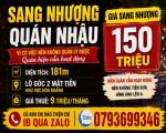 SANG NHƯỢNG QUÁN NHẬU – LÔ GÓC 2 MẶT TIỀN KHU VỰC HÒA KHÁNH ĐÀ NẴNG thuận tiện kinh doanh.