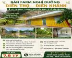 Bán Farm Diên Thọ 1.7ha giá siêu rẻ 480k/m2. Có sẳn cơ sở hạ tầng.