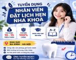 TUYỂN TELEMARKETING NHA KHOA – BA ĐÌNH + phụ cấp + hoa hồng KHÔNG GIỚI HẠN