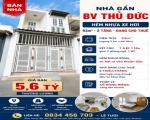 NHÀ GẦN BV THỦ ĐỨC – HẺM NHỰA XE HƠI – 93M² – 2 TẦNG – ĐANG CHO THUÊ – GIÁ 5,6 TỶ