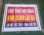 CHO THUÊ MẶT BẰNG KINH DOANH – NGÃ 3 LÂU CÂU, XÃ ĐÔNG KINH, THẠCH HÀ, HÀ TĨNH