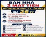 Bán nhà 2 mặt tiền đường Bạch Đằng, P.2, Tân Bình – giá 26 tỷ