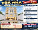 CHO THUÊ TÒA NHÀ MỚI – 70 BA VÂN, P.14, Q.TÂN BÌNH (CŨ) - VỊ TRÍ ĐẸP – MẶT TIỀN KINH DOANH