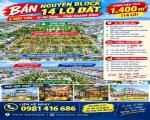 BÁN NGUYÊN BLOCK 14 LÔ ĐẤT – 2 MẶT TIỀN VÕ VĂN KIỆT & NGUYỄN PHÚC NGUYÊN