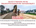 ĐẤT THỊNH MINH- tp HOÀ BÌNH cũ. Sẵn sổ, gần khu công nghiệp Thịnh Minh, gần đường tỉnh lộ